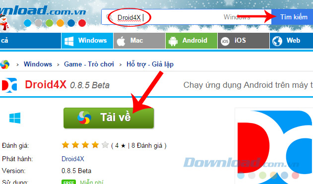 Droid4x 0.5.1 Download